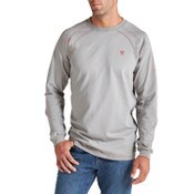 Ariat FR Long Sleeve Work Crew in Silver Fox